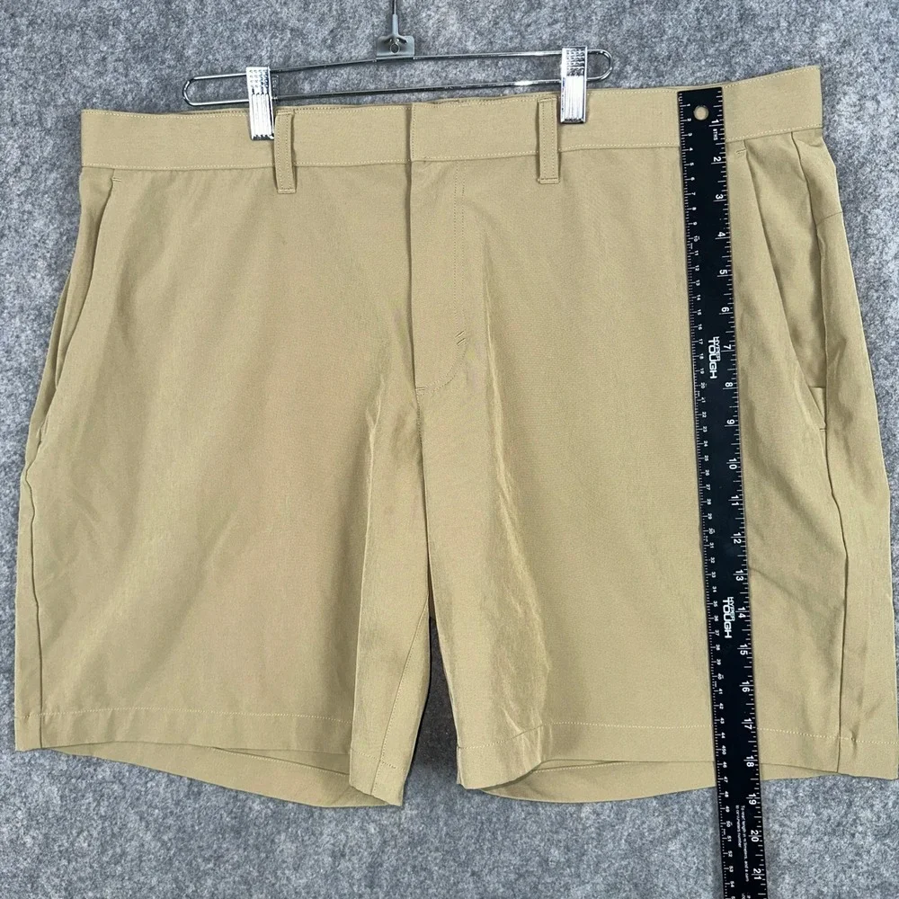 Fabletics Shorts Mens 40 Tan The One Short Athletic Casual Performance Stretch
